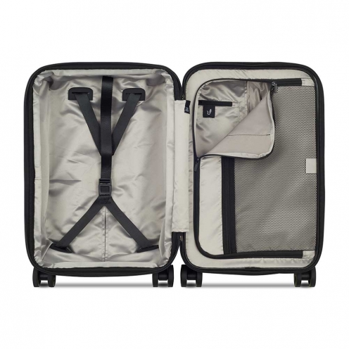 خرید چمدان دلسی مدل پژو سایز کابین رنگ خاکستری چمدان ایران - delsey paris PEUGEOT ZIP CABINE 55 CM 00100780111 chamedaniran 1